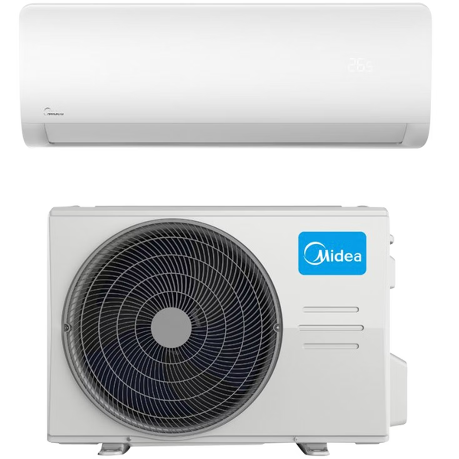 ILMALÄMPÖPUMPPU MIDEA XTREME 9 SISÄ + ULKOYKSIKKÖ